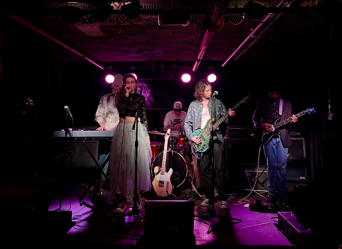 Everyone rocking out at The Delancey in Lower Manhattan